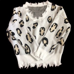 Cheetah print sweater from Amazon